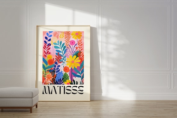 Henri Matisse-Inspired Cut Outs Art Print