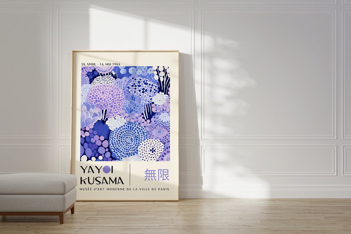 Yayoi Kusama Home Wall Decor Art Print