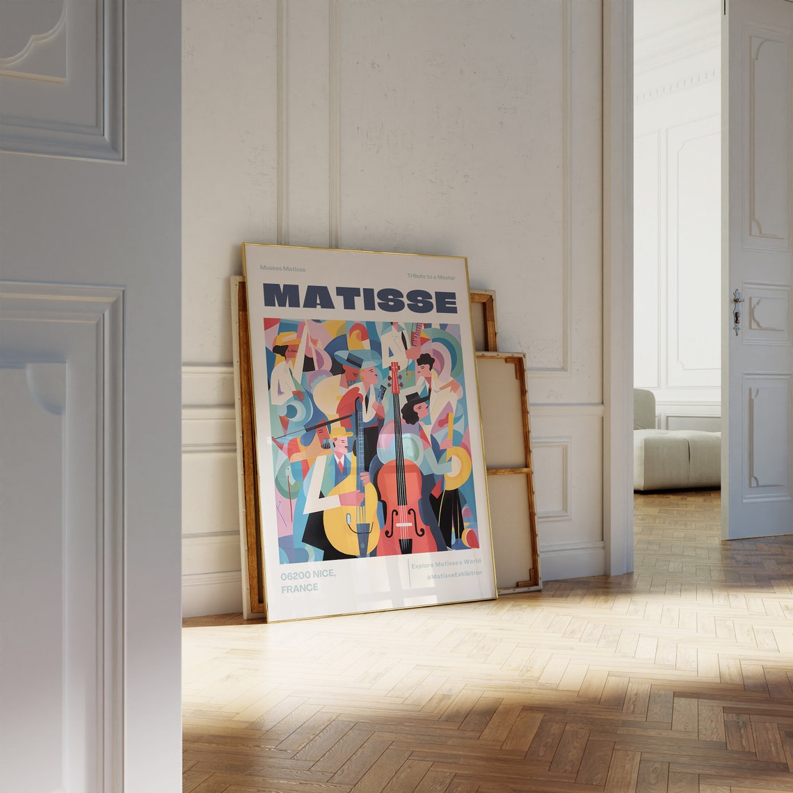 Matisse Papiers Decoupes Black White Organic Cutout Art Poster - Image 2