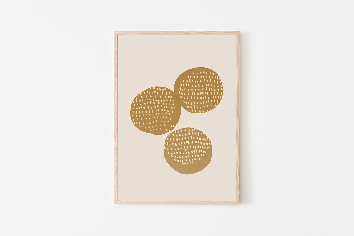 Sesame Ball Art Jian Dui Dimsum Modern Asian Food Print