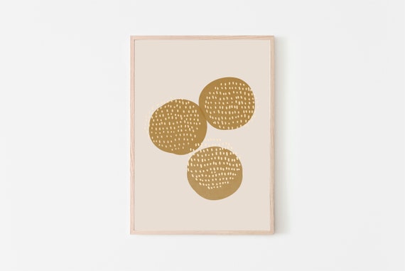 Sesame Ball Art Jian Dui Dimsum Modern Asian Food Print