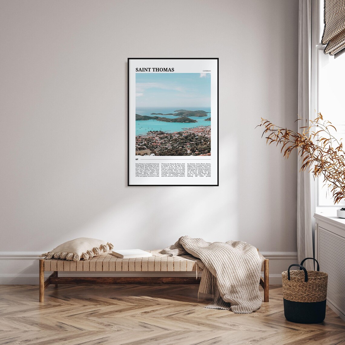 Saint Thomas Travel Poster, Caribbean Wall Art Print - Image 4