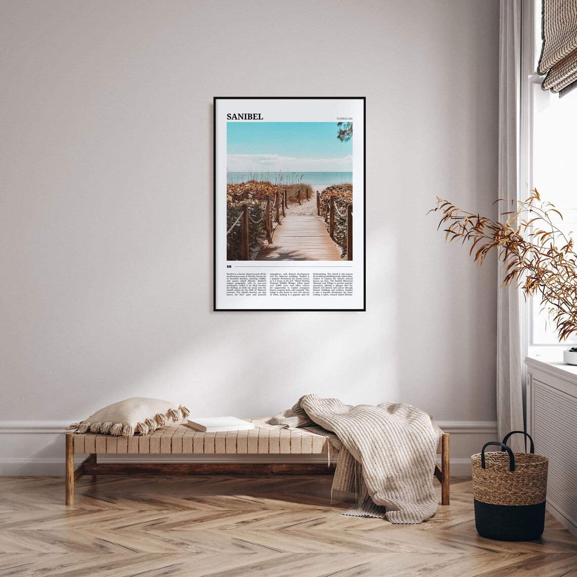 Sanibel Travel Poster, Florida USA Art Print - Image 4