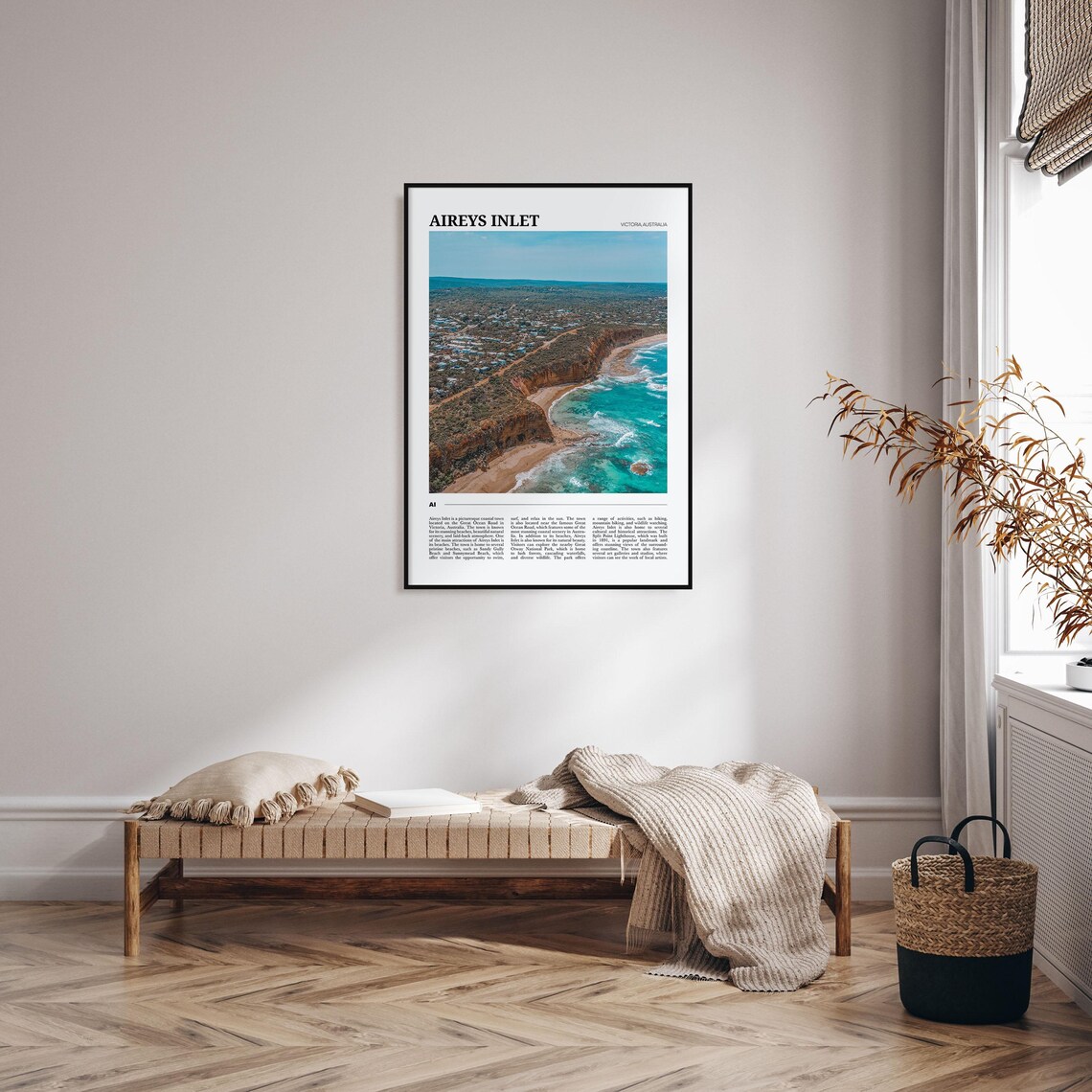 Aireys Inlet Wall Art Victoria Travel Poster - Image 4