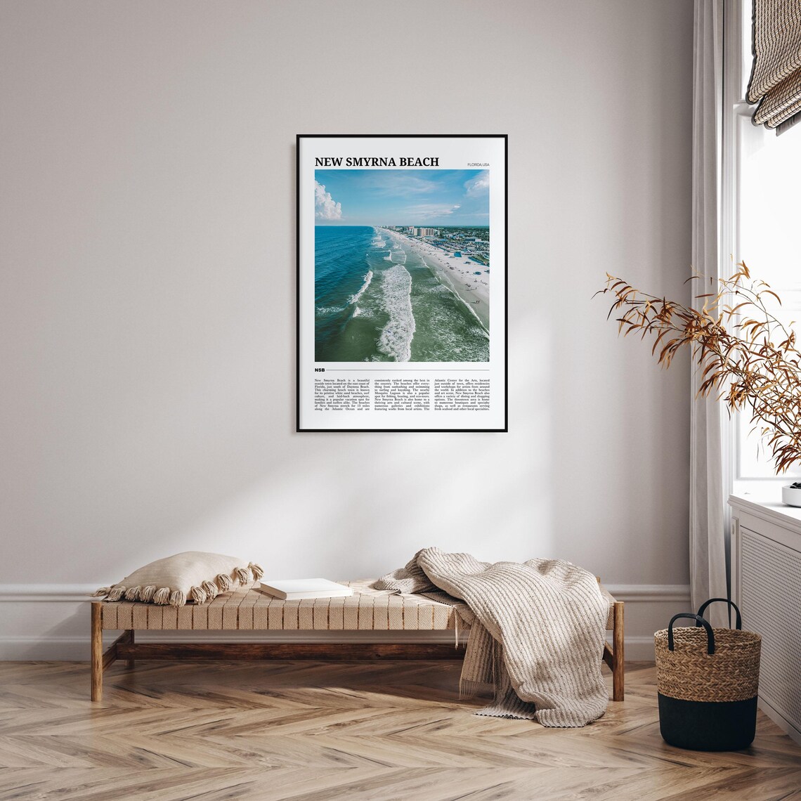 New Smyrna Beach Travel Poster, Florida USA - Image 4