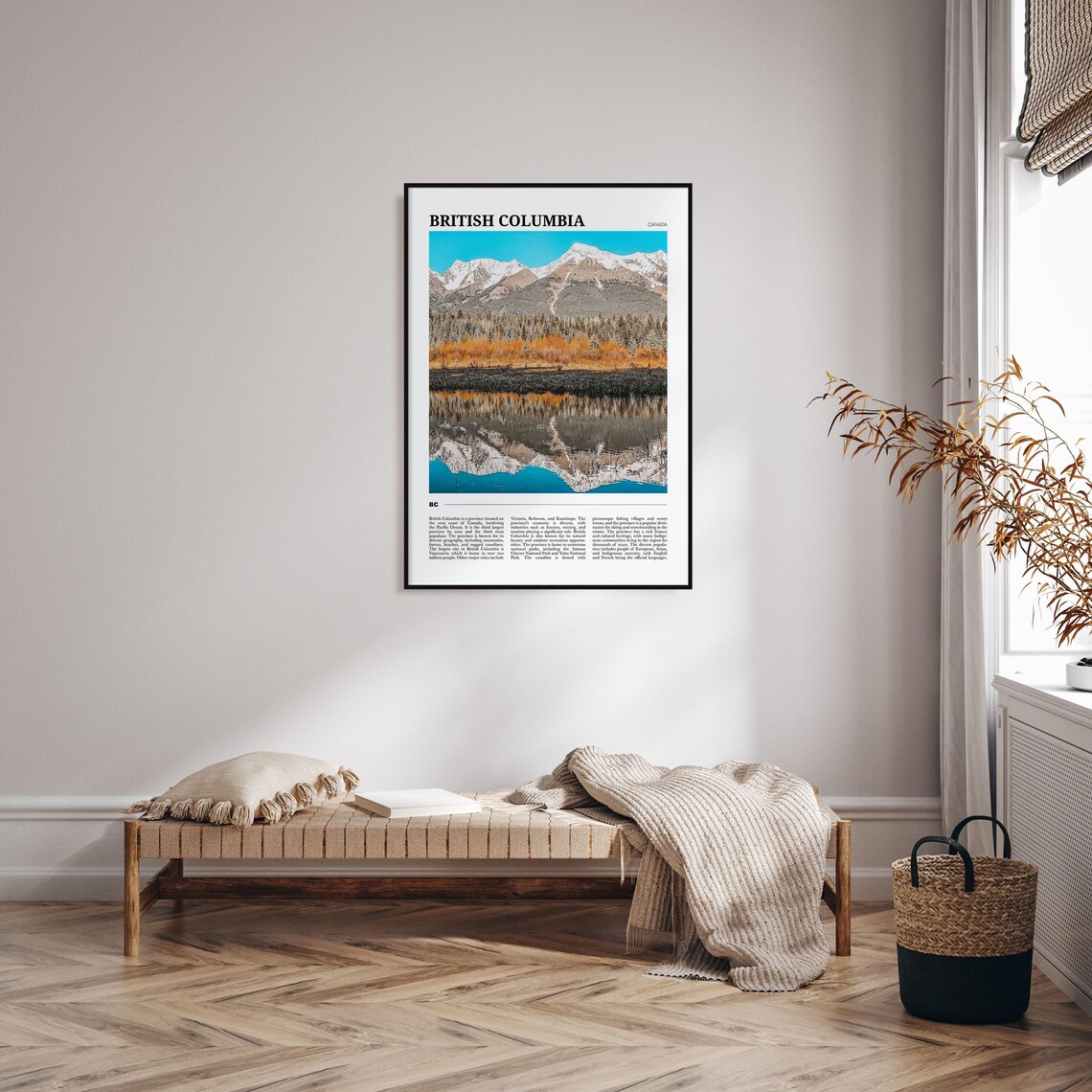 British Columbia Travel Poster, Canada Wall Art - Image 4