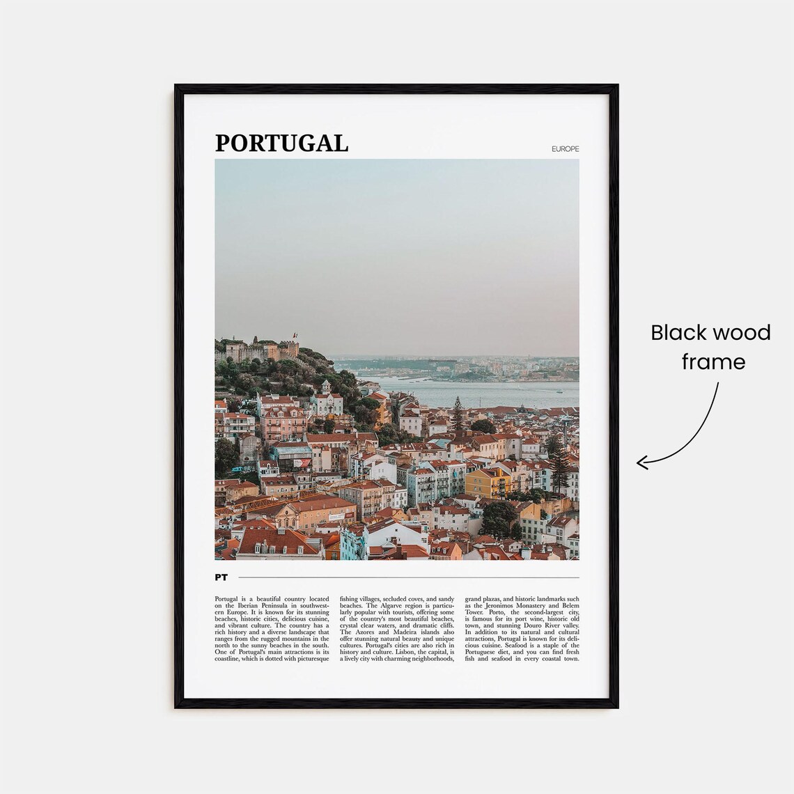 Portugal Travel Poster, Europe Wall Art Print - Image 2