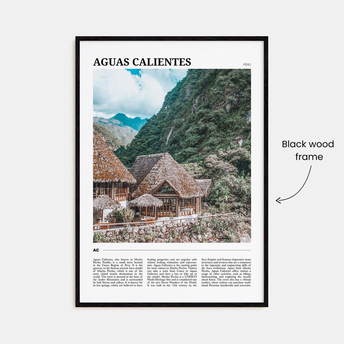 Aguas Calientes Peru Andes Cloud Forest Lodge Retreat View Poster - Image 2