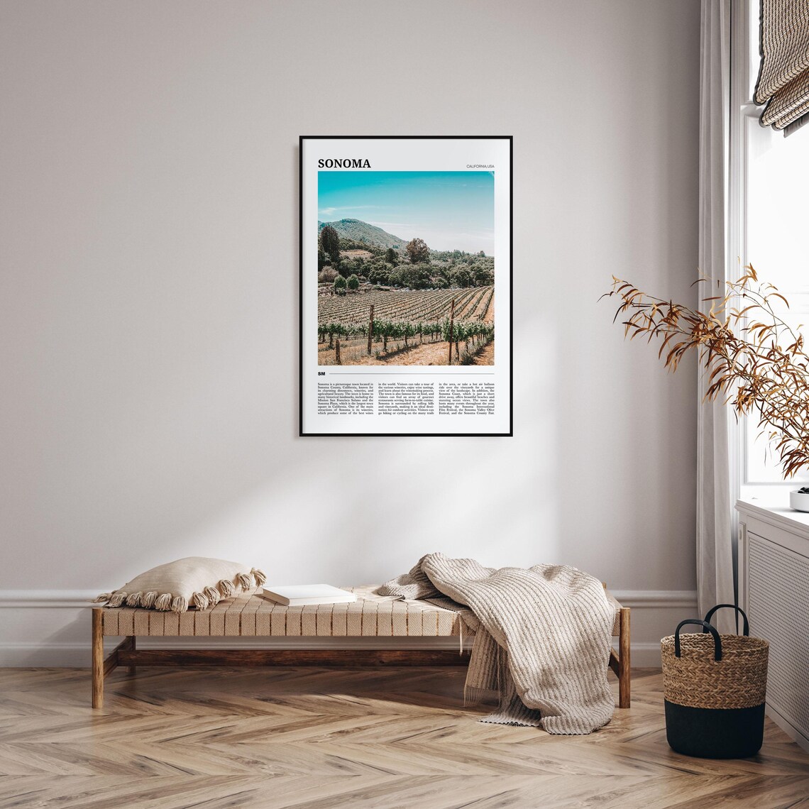 Sonoma Travel Poster, California USA Art Print - Image 4