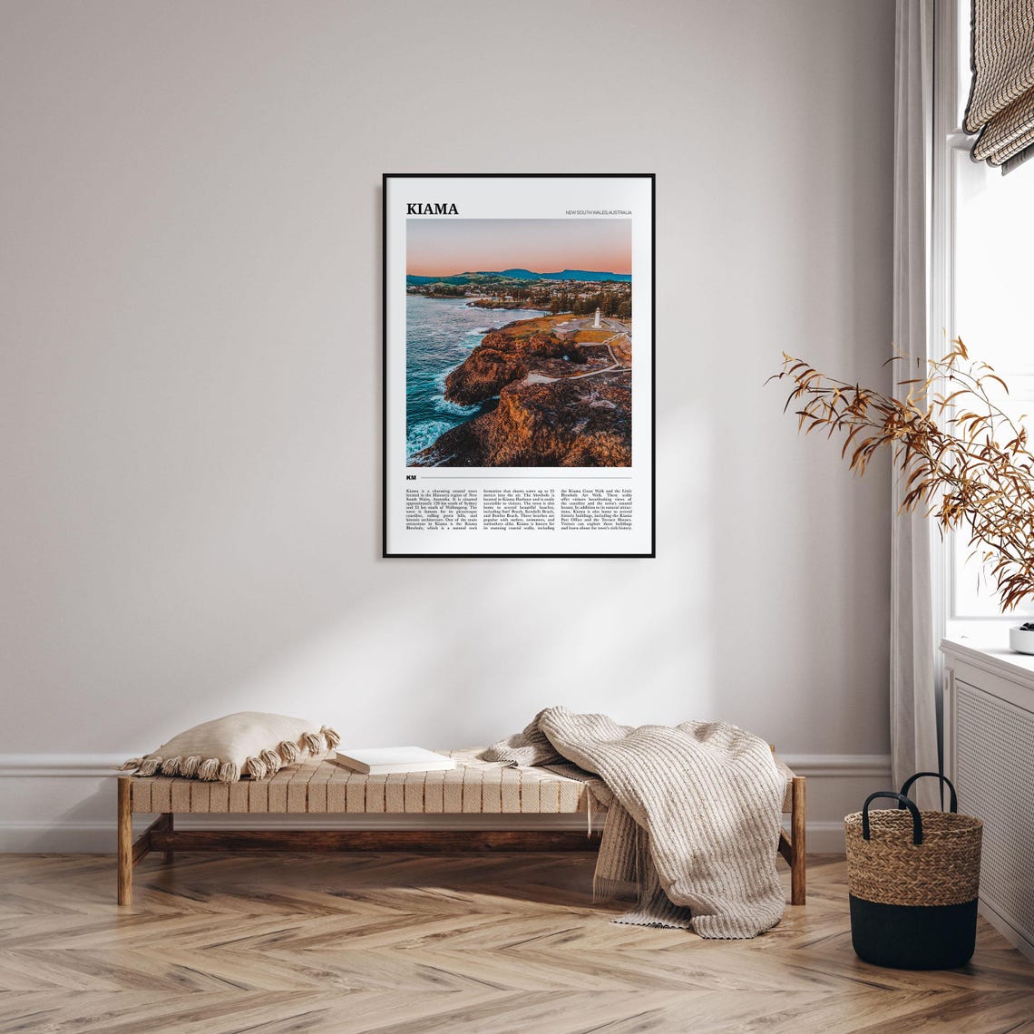 Kiama Australia Blowhole Coastline Sunset Photography Travel Poster - Image 4