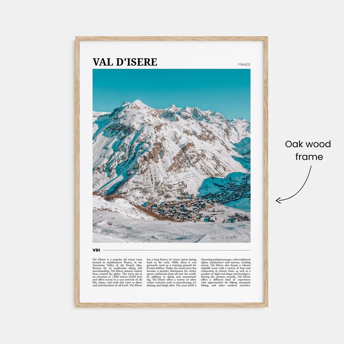 Val Disere Travel Poster, France Wall Art Print - Image 3