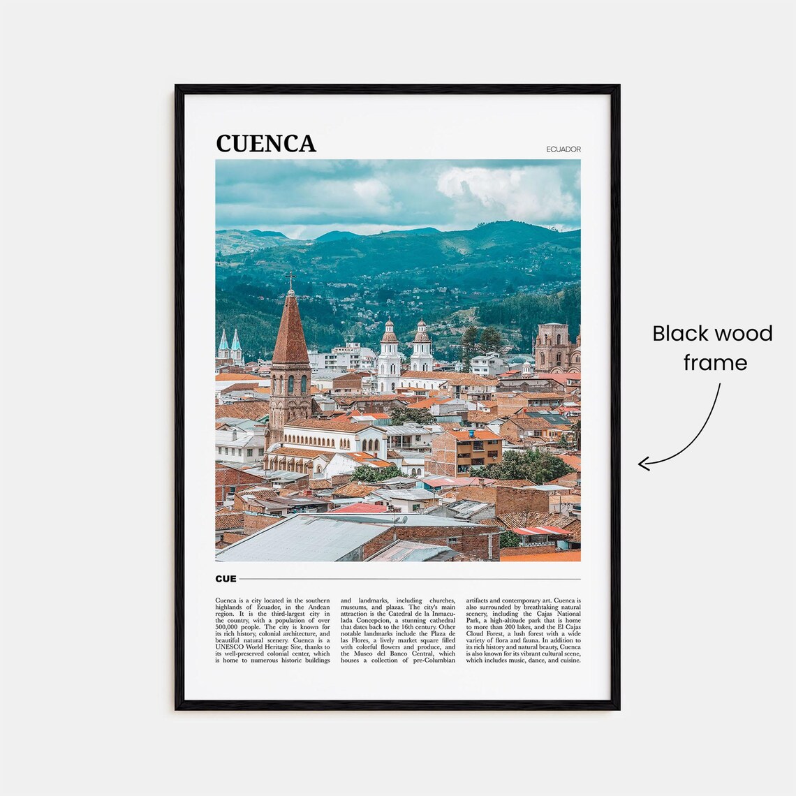 Cuenca Travel Poster, Ecuador Travel Art Print - Image 2