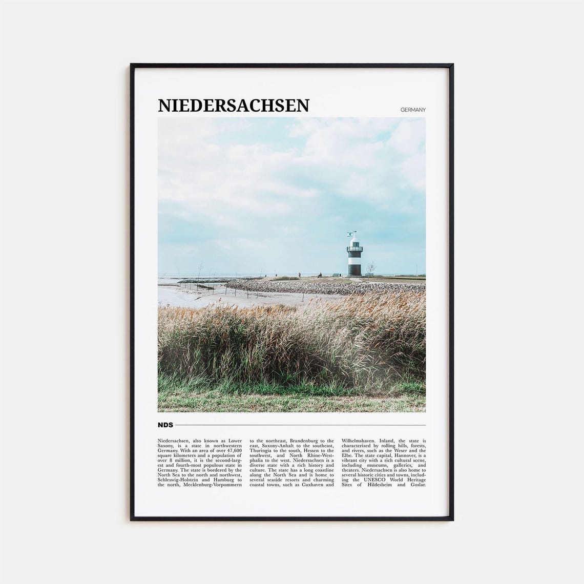 Niedersachsen Travel Poster Niedersachsen Wall Art Niedersachsen Poster Print Niedersachsen Photo Niedersachsen Decor Germany