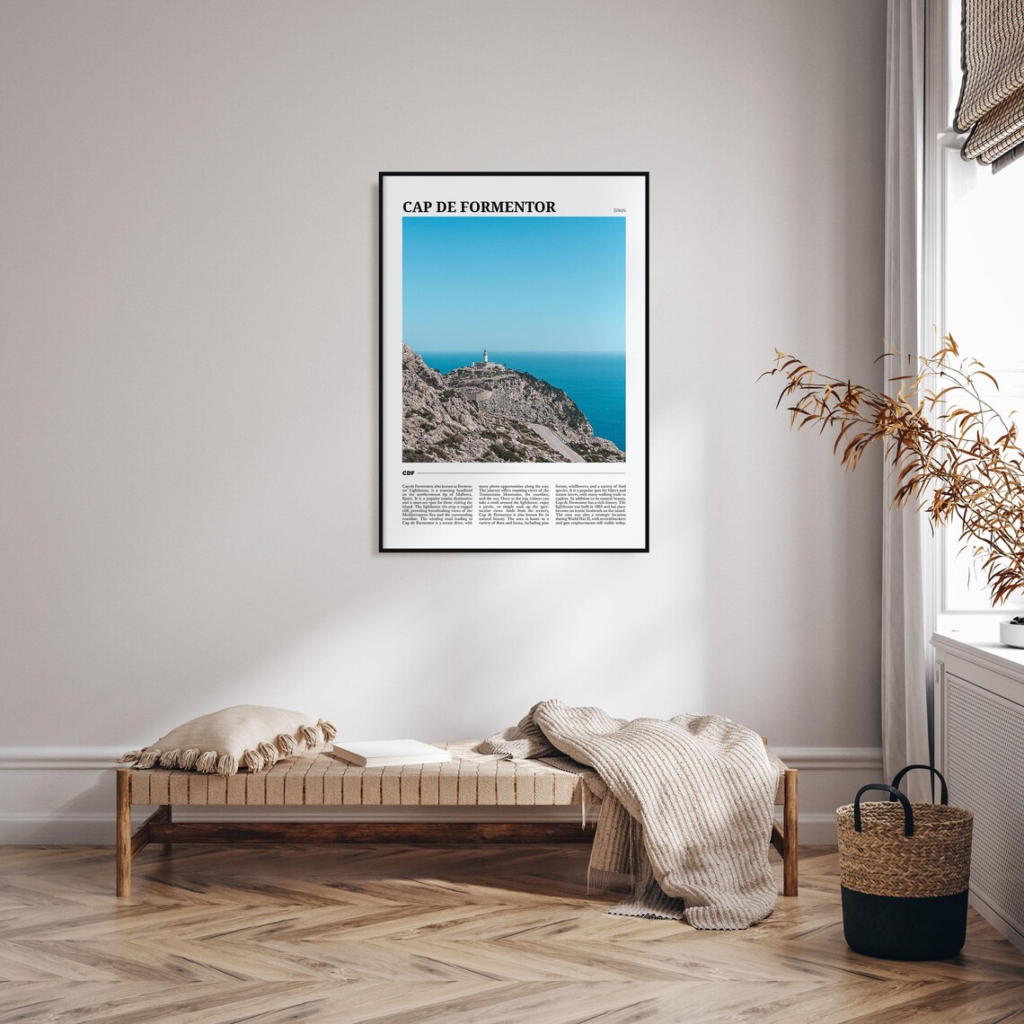 Cap De Formentor Travel Poster, Mallorca Wall Art - Image 4