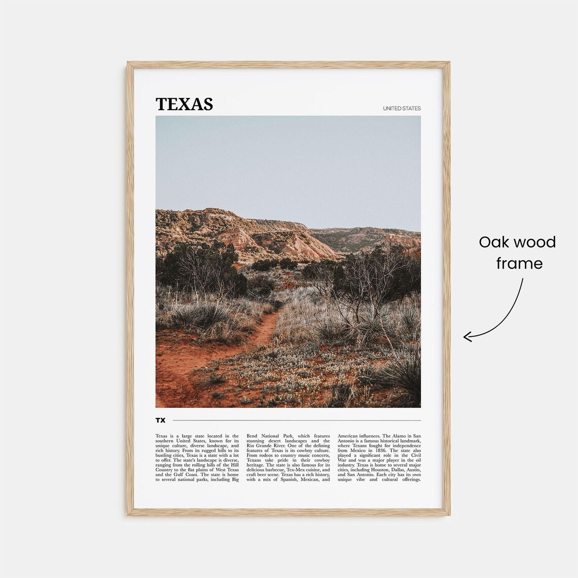 Texas Travel Poster No 1, Texas Travel Poster - Image 3