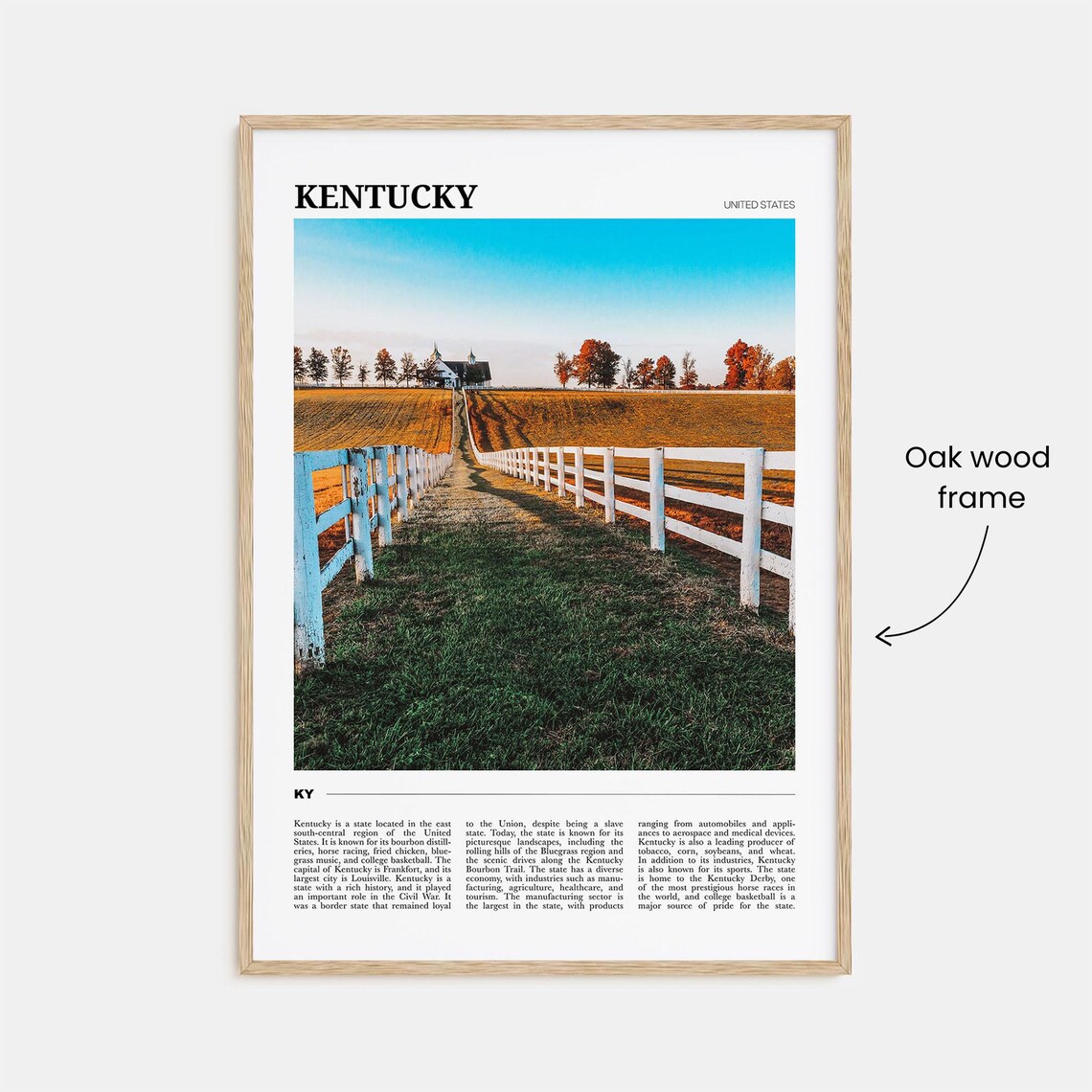 Kentucky Travel Poster, USA Travel Poster Art Print - Image 3