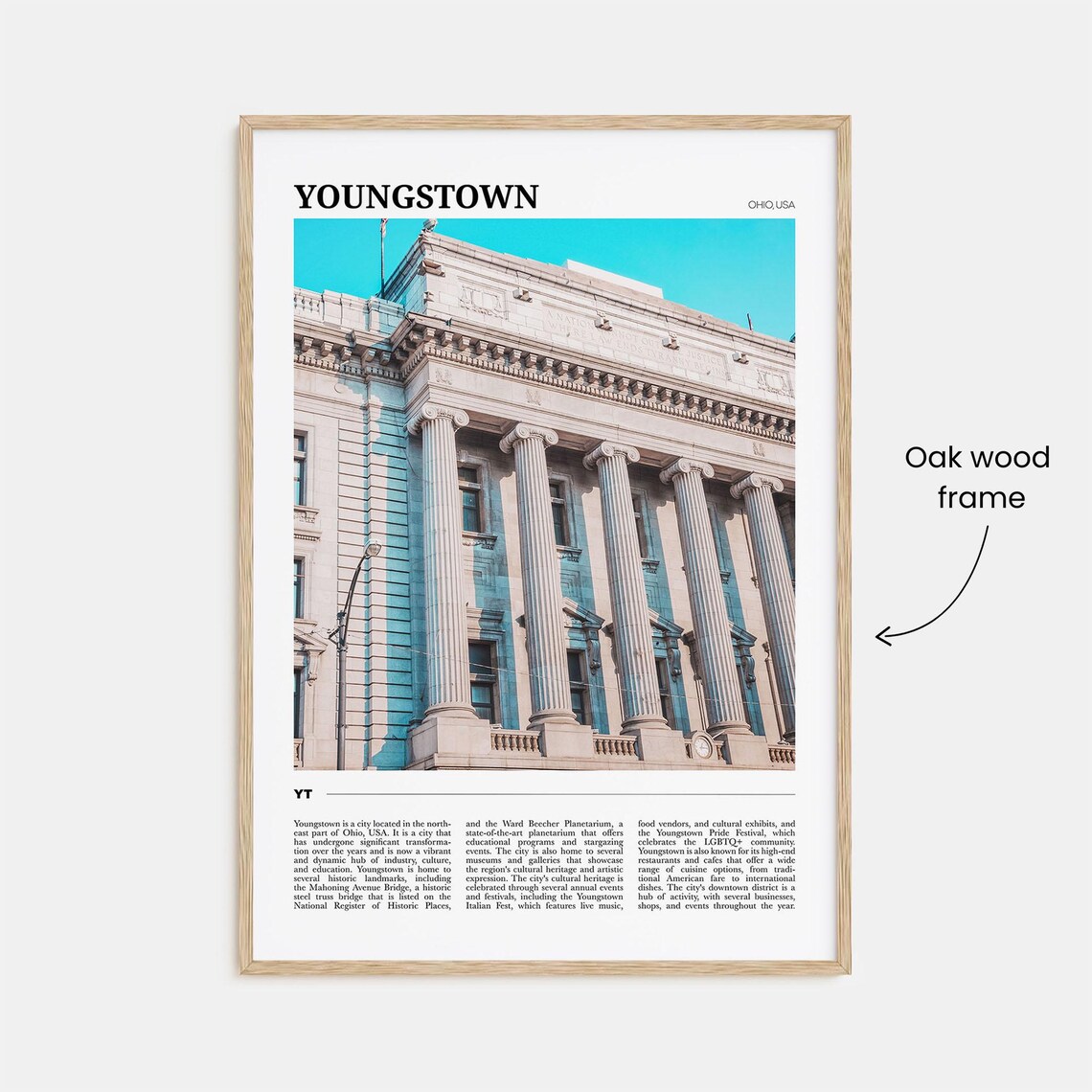 Youngstown Travel Poster, Ohio Travel Poster - Image 3