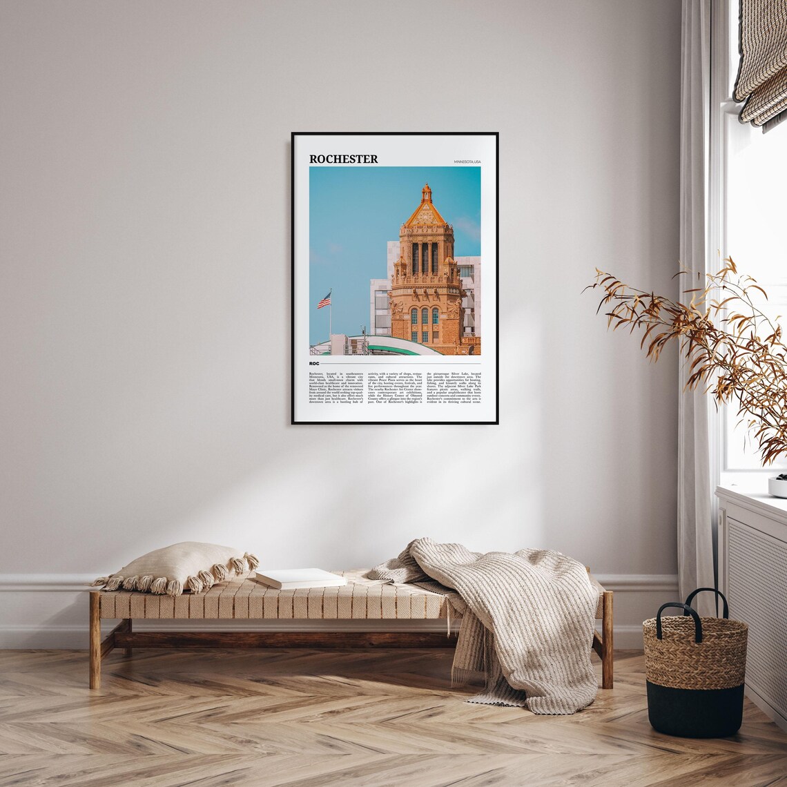 Rochester Travel Poster, Minnesota Wall Art Print - Image 4