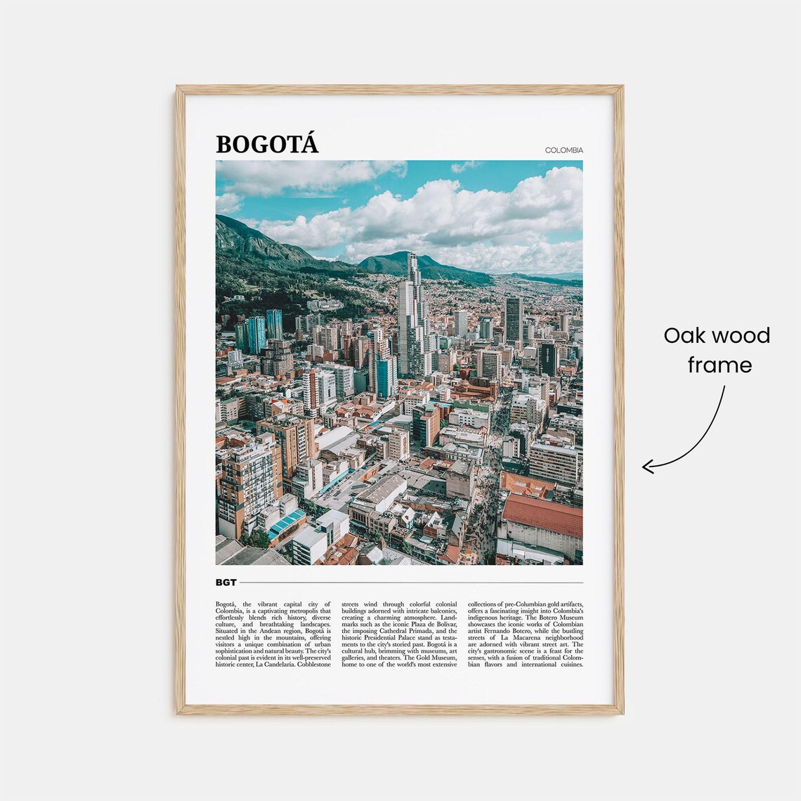 Bogota Travel Poster, Colombia City Wall Art - Image 3