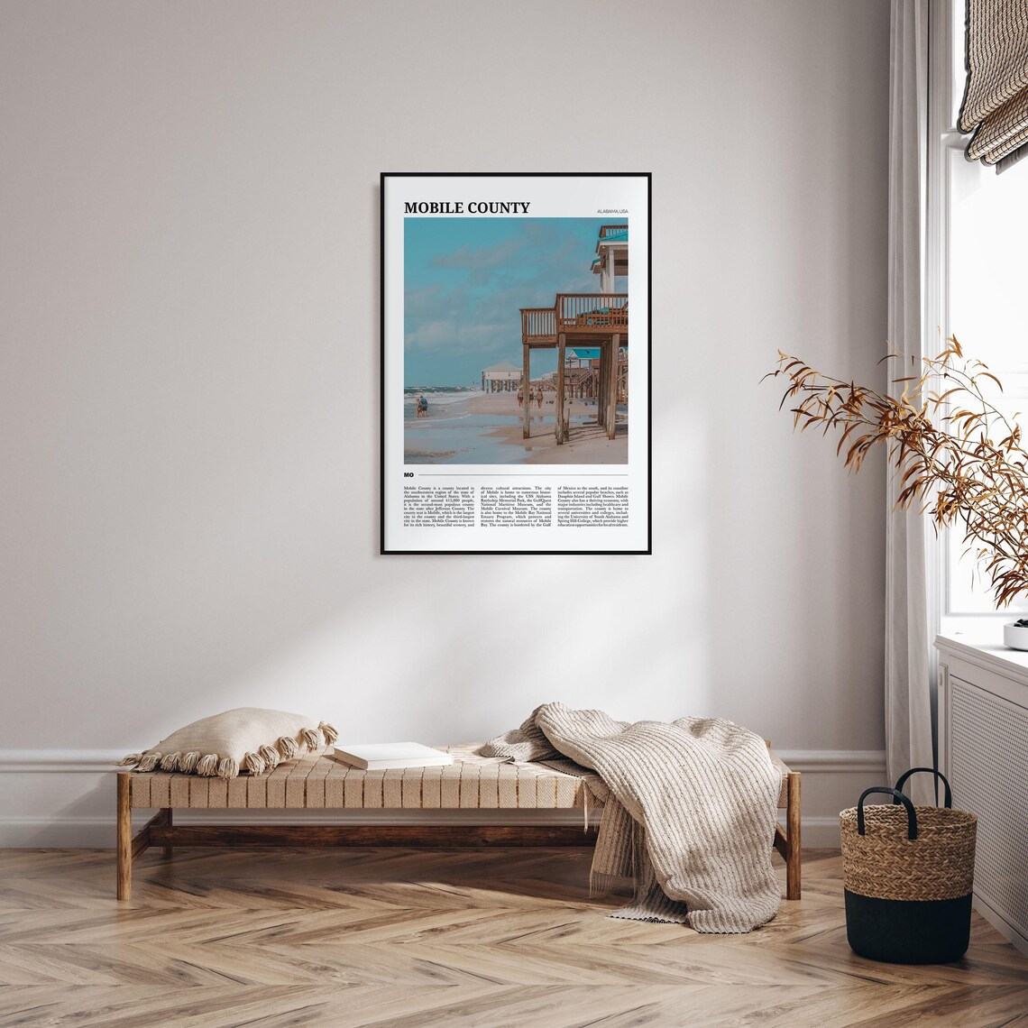 Mobile County Travel Poster, Alabama USA Travel Poster - Image 4