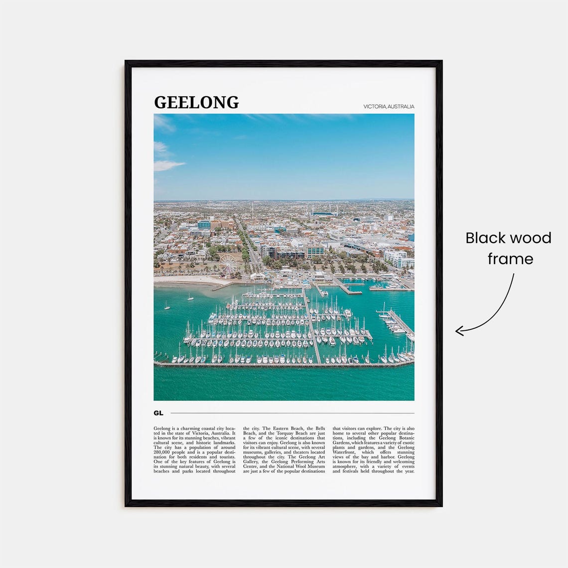 Geelong Travel Poster Geelong Wall Art Geelong Poster Print Geelong Photo Geelong Decor Victoria Australia - Image 2
