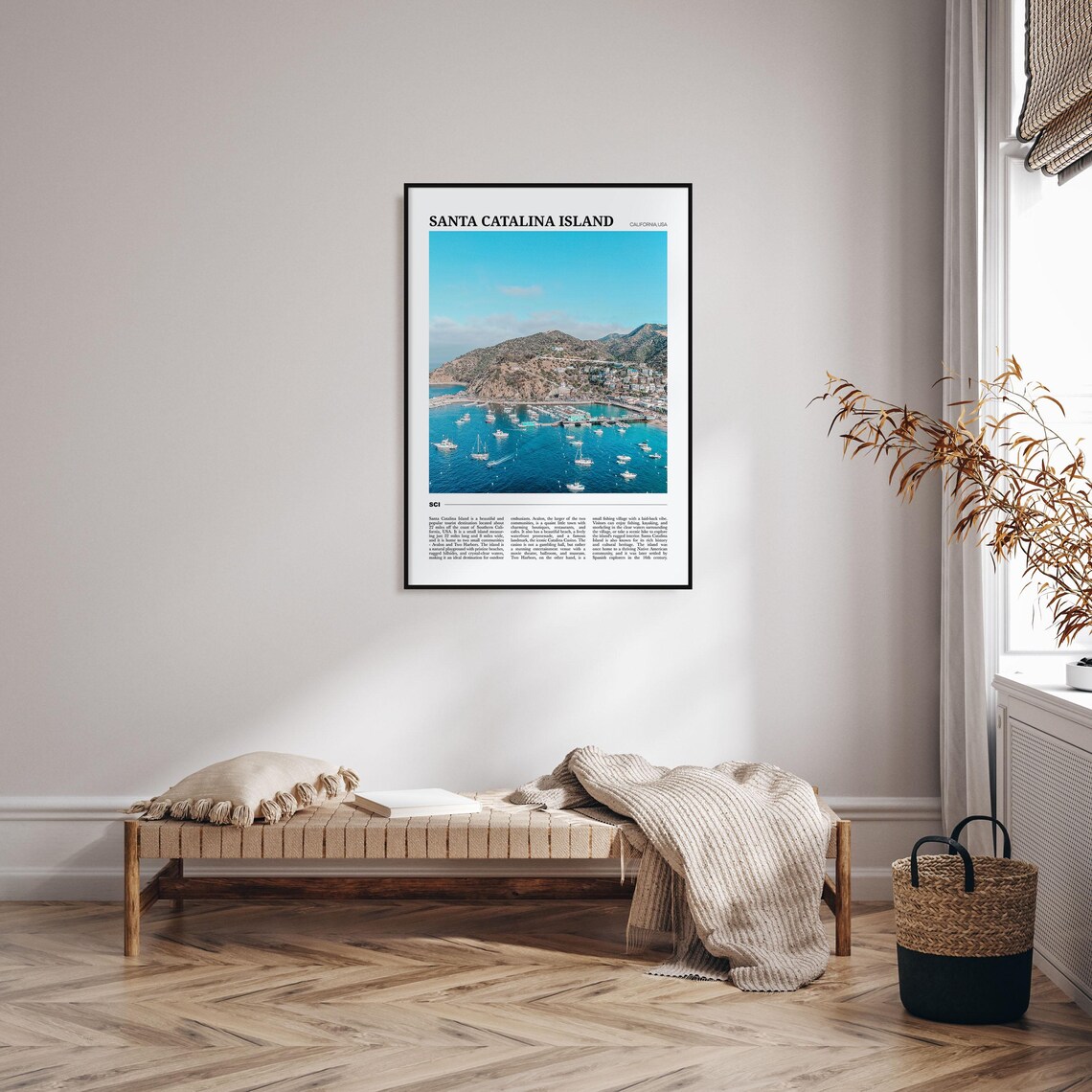 Santa Catalina Island Travel Poster, Holiday Decor - Image 4