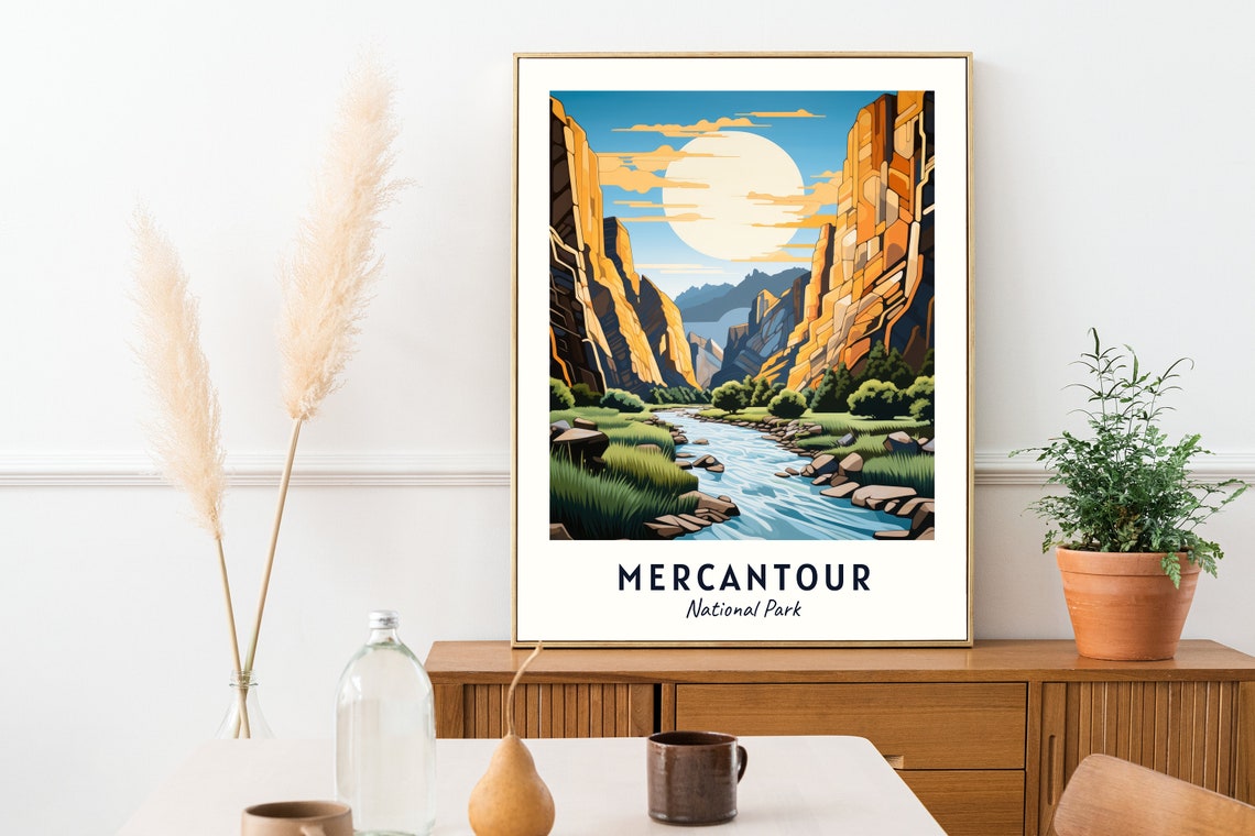 Mercantour National Park Travel Print Wall Art Mercantour National Park City Print Mercantour National Park Travel Gift Mercantour - Image 2
