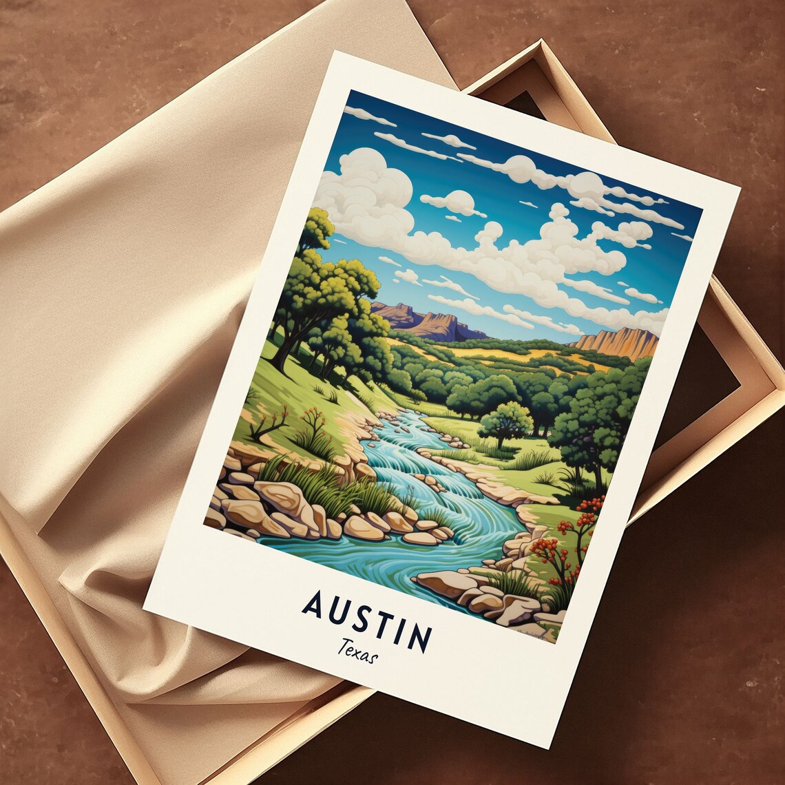 Austin Travel Poster, Texas City Wall Art Print - Image 3