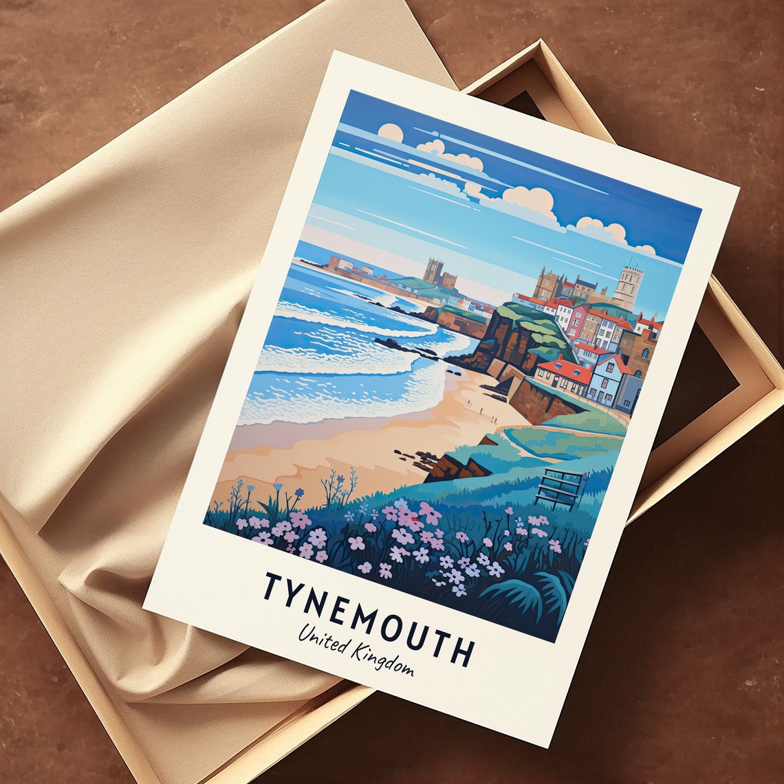 Tynemouth United Kingdom Travel Print Wall Art Tynemouth United Kingdom City Print Tynemouth United Kingdom Travel Gift Tynemouth - Image 3