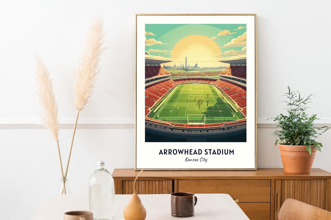 Arrowhead Stadium Kansas City Chiefs Football Game Day Poster - Image 2