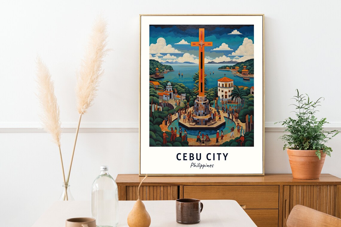 Magellan's Cross Travel Poster, Cebu City Philippines - Image 2