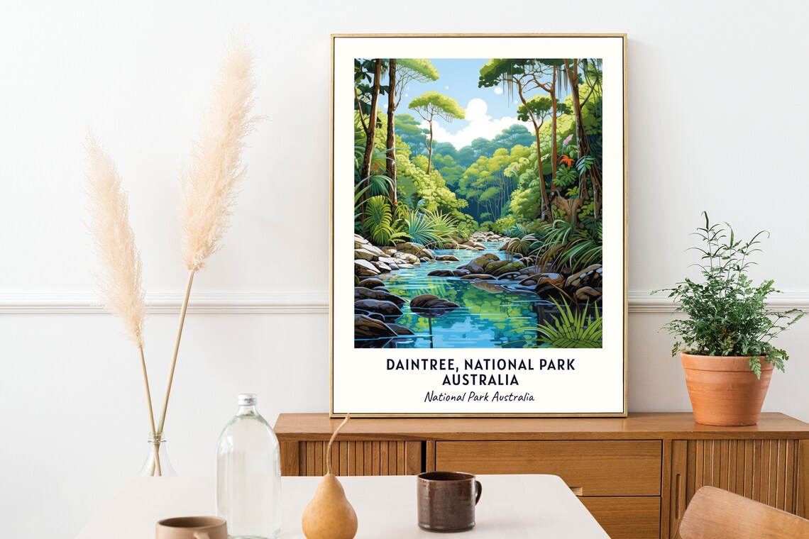 Daintree National Park Australia Travel Poster - Image 2