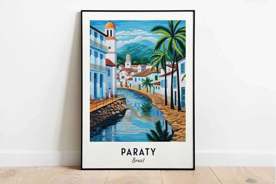 Historic Center Of Paraty Travel Poster