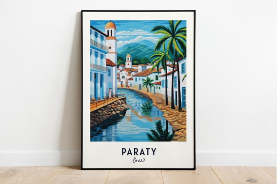 Historic Center Of Paraty Travel Poster