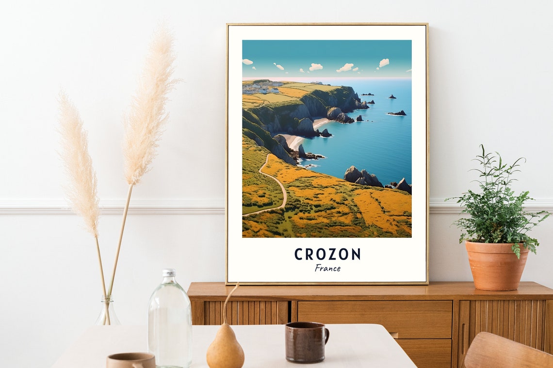 Crozon France Rugged Brittany Cliffs Coastal Path Ocean Poster - Image 2