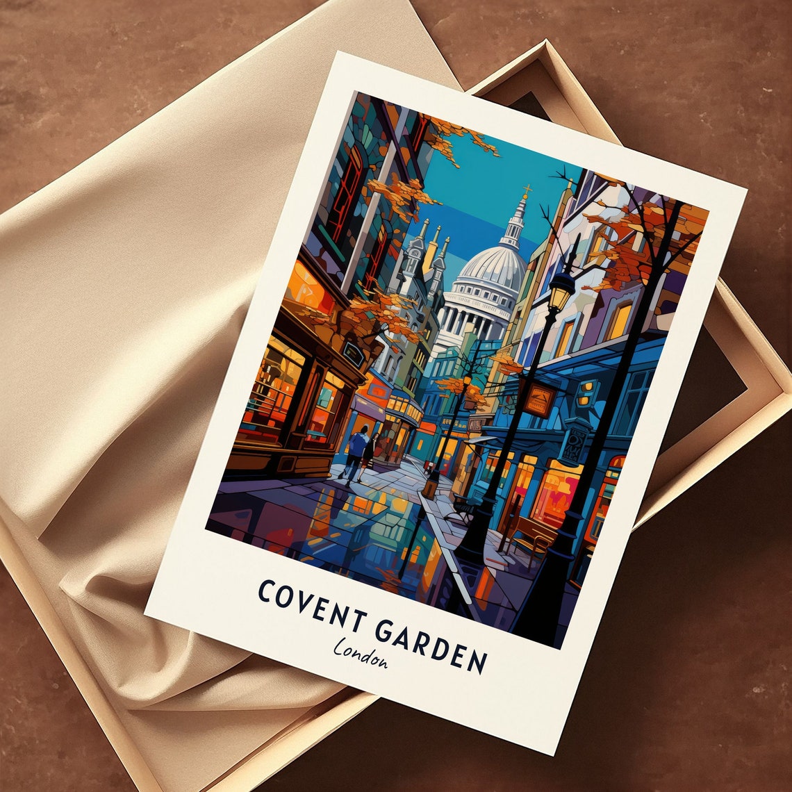 Covent Garden London Travel Print Wall Art Covent Garden London City Print Covent Garden London Travel Gift Covent Garden Wall Art - Image 3