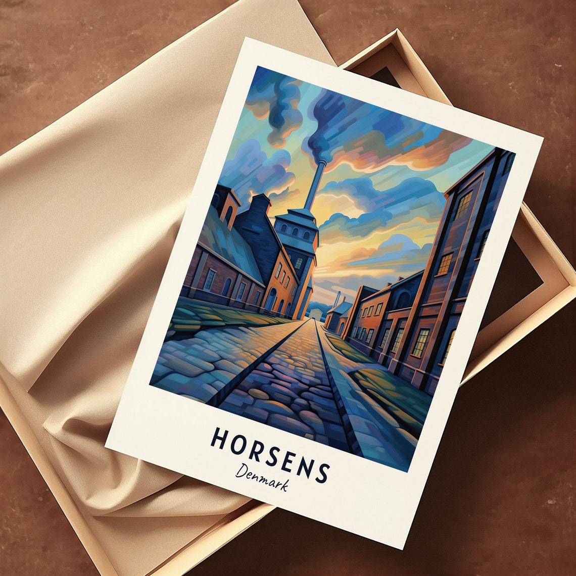 Horsens Prison Museum Travel Print Wall Art Horsens Denmark City Print Horsens Prison Museum Travel Gift Horsens Prison Museum Poster - Image 3