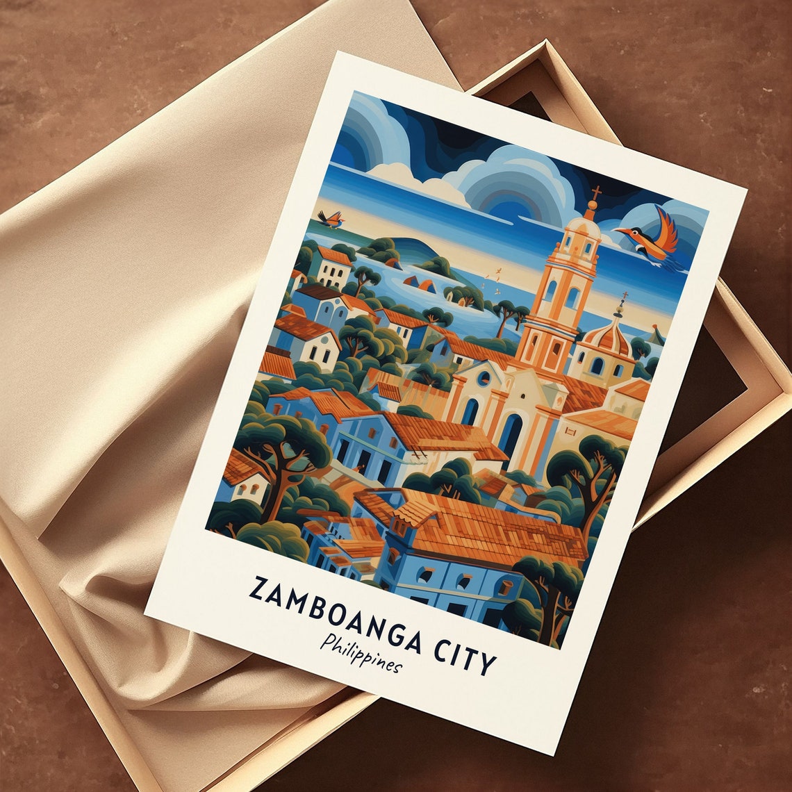 Fort Pilar Travel Print Wall Art Zamboanga City Philippines City Print Fort Pilar Travel Gift Fort Pilar Poster - Image 3