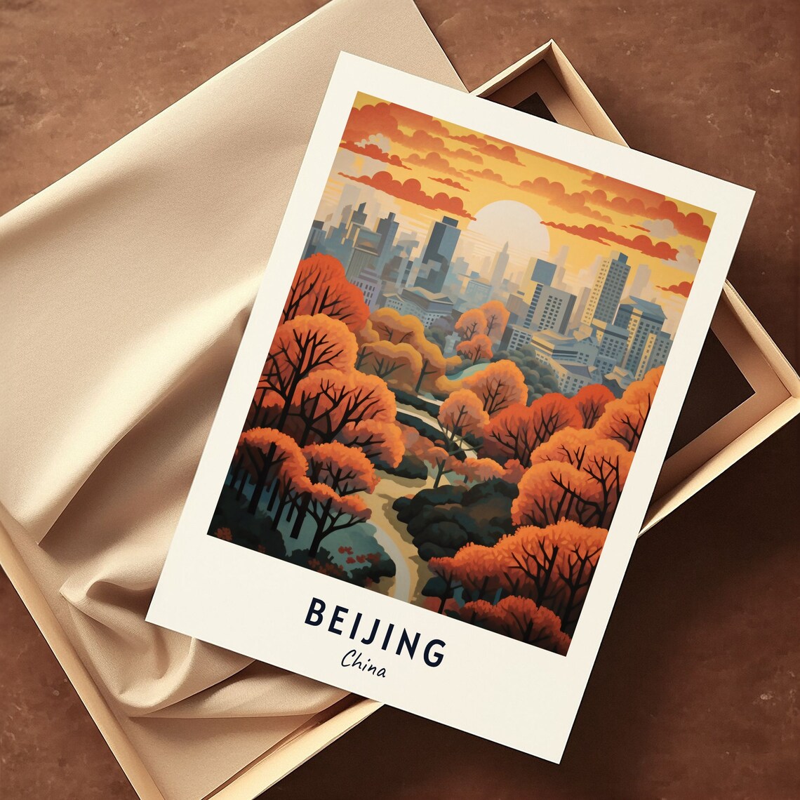 Beijing China Travel Poster, City Gift Print - Image 3