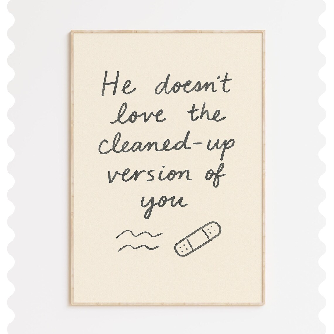 God Loves You Print Christian Scripture Wall Art