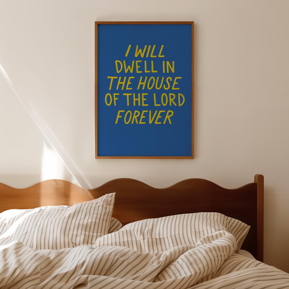 Psalm 23 Scripture Art Christian Home Decor Bible Verse Print
