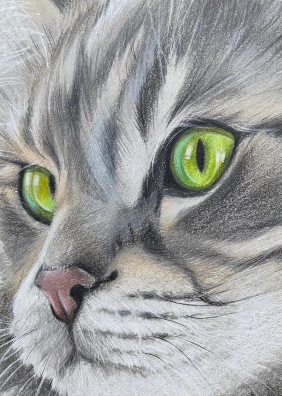 Custom Pet Portrait From Photo, Pet Remembrance Gift - Image 2