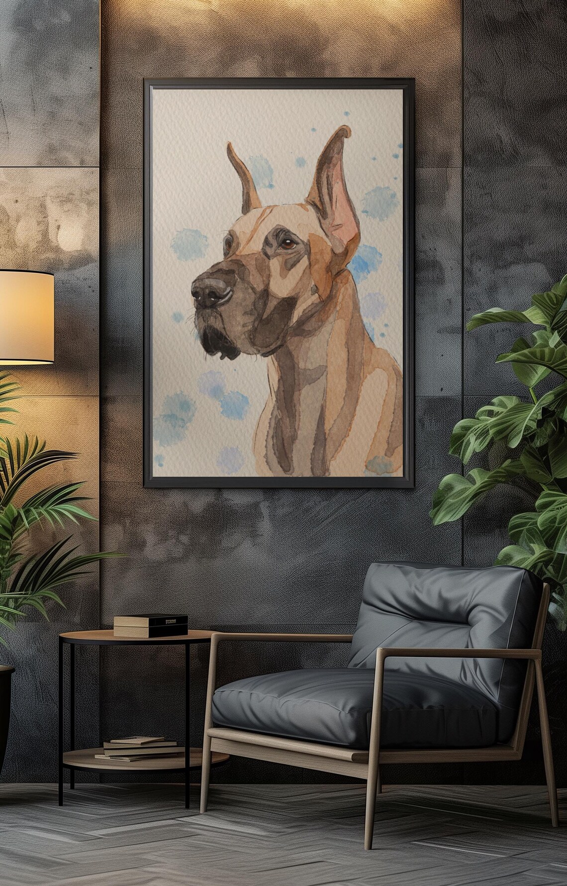 Custom Pet Portrait From Photo, Dog Painting - Image 2