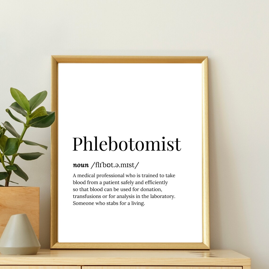 Phlebotomist Gifts Phlebotomy Card Graduation Gifts Quotes Decor Wall Art Decorations Party Gift Funny Quote Phlebotomist Nurse Mom Daughter - Image 2