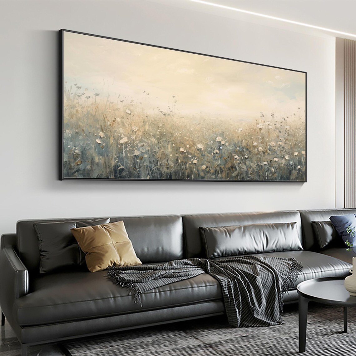 Custom Colorful Flower Art Print, Floral Living Room Decor - Image 3