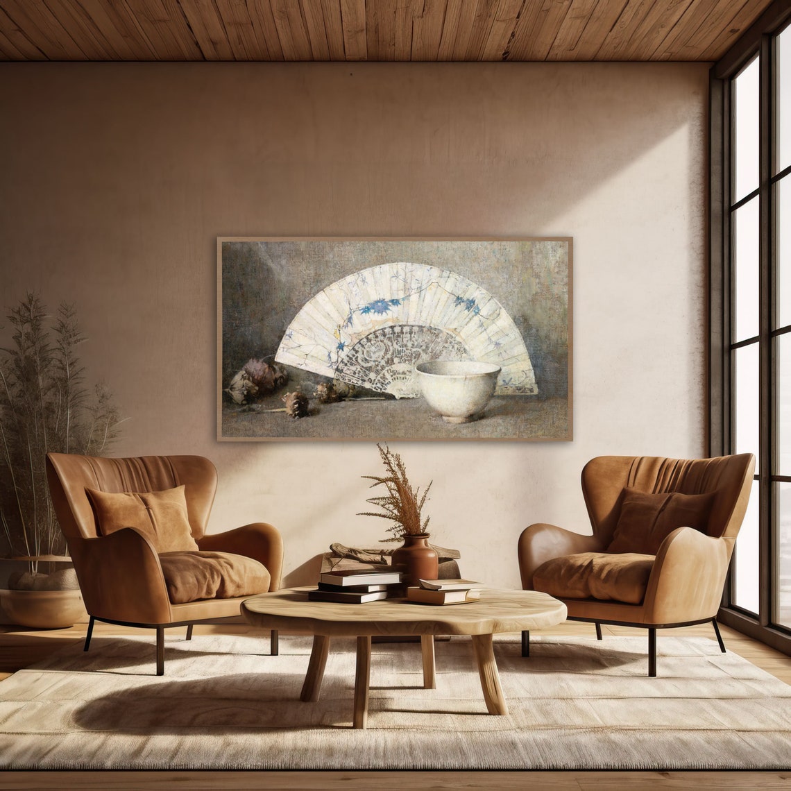 Frame Tv Art Still Life French Country Vintage Oil Painting Frame Tv Art Tv Art Vintage Flowers Large Gallery Wall Art - Image 4
