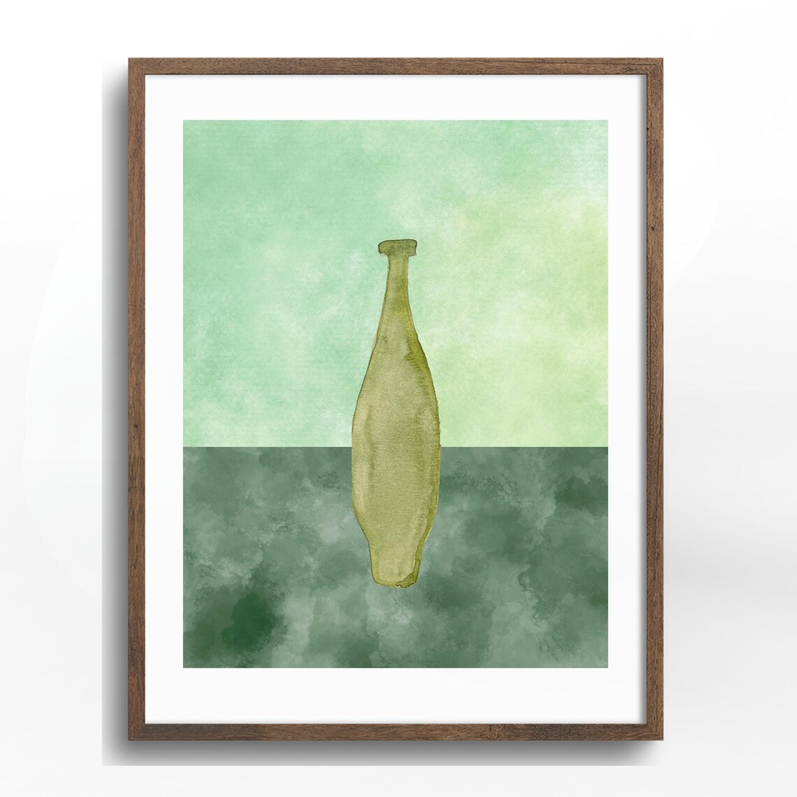 Minimalist Bottle Art Print, Abstract Still Life - Image 2