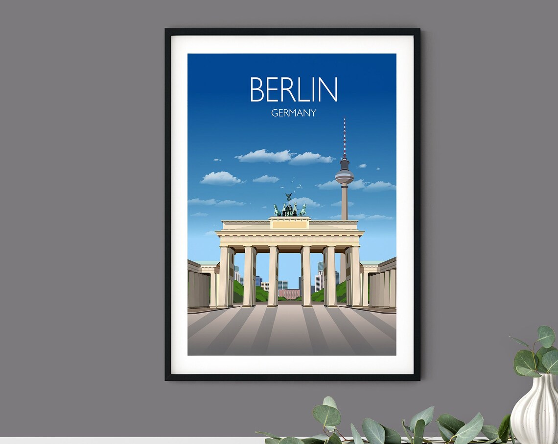 Berlin Germany Travel Print Travel Poster - Image 3