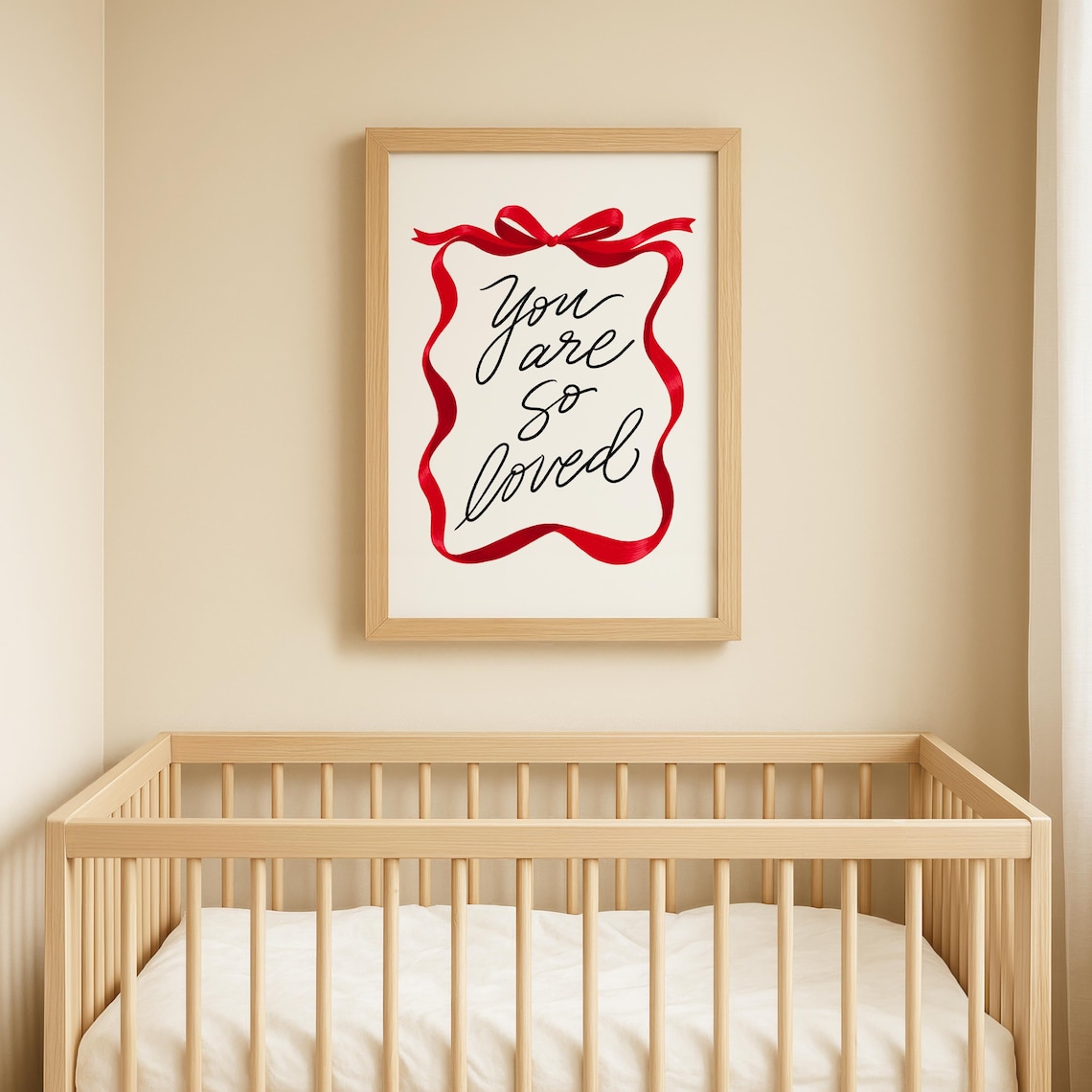 You Are So Loved Affirmation Art Print