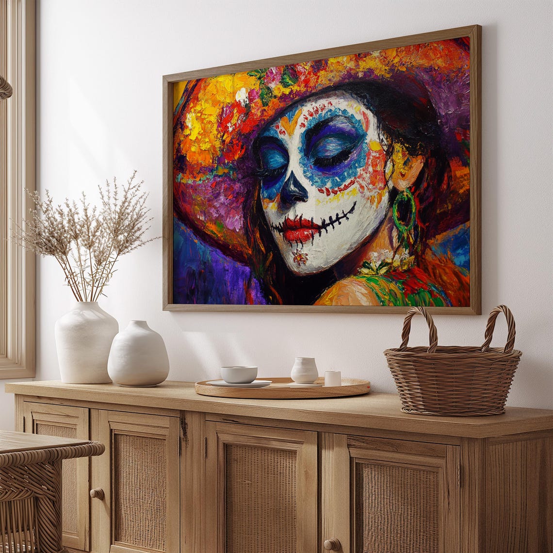 Mexican Wall Art, Gift For Her